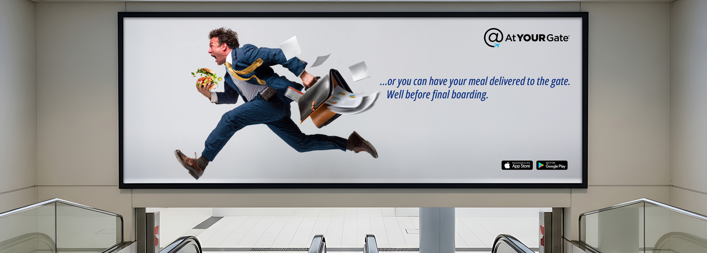 At The Gate Airport Ad